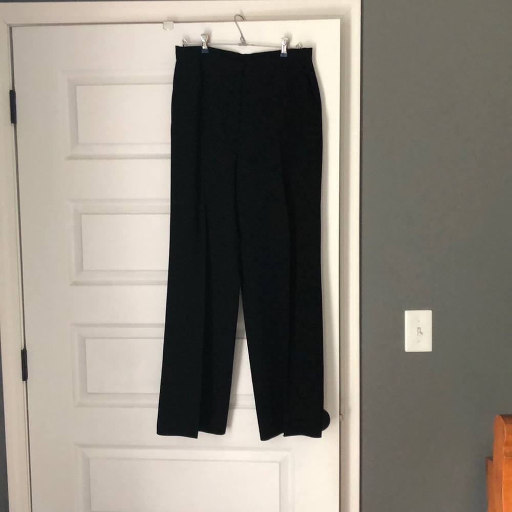 Perfect lines black suit pants